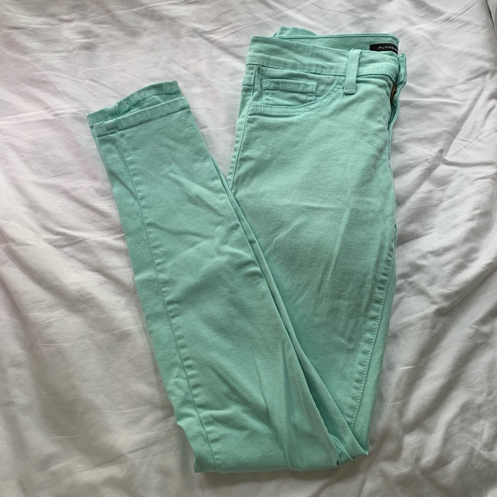 Flying Monkey Light Blue/Green Jeans
